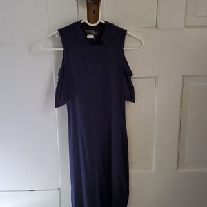 Navy blue bodycon dress